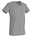 Tričko STEDMAN STARS BEN V-NECK tmavě šedý melír S