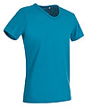 Tričko STEDMAN STARS BEN V-NECK tyrkysově modrá S