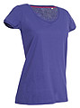 Tričko STEDMAN STARS MEGAN V-NECK tmavě fialová M