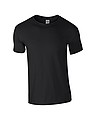 Triko GILDAN SOFTSTYLE ADULT T-SHIRT 153g, černá, XL