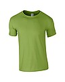 Triko GILDAN SOFTSTYLE ADULT T-SHIRT 153g, jasně zelená, S