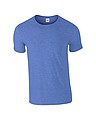Triko GILDAN SOFTSTYLE ADULT T-SHIRT 153g, modrý melír, S