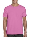 Triko GILDAN SOFTSTYLE ADULT T-SHIRT 153g, růžová, XL