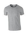 Triko GILDAN SOFTSTYLE ADULT T-SHIRT 153g, světle šedý melír, S