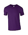 Triko GILDAN SOFTSTYLE ADULT T-SHIRT 153g, tmavě fialová, S