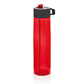 TRITAN Sportovní láhev s brčkem, objem 750 ml, červená