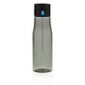 Tritanová láhev Aqua sledující pitný režim, černá