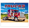 Trucks in Action 2026, nástěnný kalendář, prodloužená záda