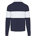 Unisex mikina Elevate Clyde, velikost L, námořní modrá/bílá