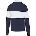 Unisex mikina Elevate Clyde, velikost L, námořní modrá/bílá