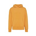 Unisex mikina s kapucí Iqoniq Yoho z recyklované bavlny, oranžová, XXS