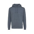 Unisex nebarvená mikina s kapucí Iqoniq Torres z recyklované bavlny, námořní modrá, XXS