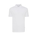 Unisex polotriko Iqoniq Yosemite z recyklované bavlny, bílá, XXS