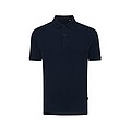 Unisex polotriko Iqoniq Yosemite z recyklované bavlny, námořní modrá, XXS