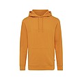 Unisex recyklovaná mikina Iqoniq s kapucí, oranžová, XXS
