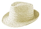 Unisex slámový klobouk, světlý