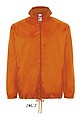 Unisex větrovka SOLS SHIFT - UNISEX WATER REPELLENT WINDBREAKER, oranžová, XS