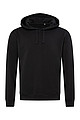 Univerzální mikina STEDMAN RECYCLED UNISEX SWEAT HOODIE, černá, M