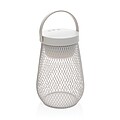 USB dobíjecí stolní lampa z RCS recyklovaného plastu, šedá