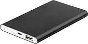 VALUR Hliníková powerbanka s kapacitou 4000 mAh, černá