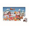 Vánoční puzzle v plechové krabičce