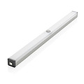 Velké LED světlo s pohybovým senzorem a USB nabíjením, stříbrná