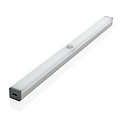 Velké LED světlo s pohybovým senzorem a USB nabíjením, stříbrná