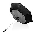 Velký automatický deštník pro dva Impact AWARE™ RPET 190T, odolný proti větru, průměr 120 cm, antracitová