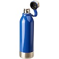 Větší sportovní láhev z nerezové oceli, objem 740 ml, královská modrá
