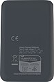VIRDALA Powerbanka z recyklovaného ABS s kapacitou 10 000 mAh, černá
