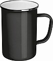 Vysoký plecháček, 550ml, černý