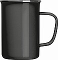 Vysoký plecháček, 550ml, černý