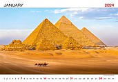 World Wonders 2025, nástěnný kalendář, prodloužená záda