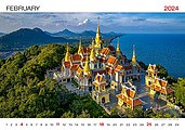 World Wonders 2025, nástěnný kalendář, prodloužená záda