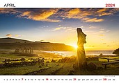 World Wonders 2025, nástěnný kalendář, prodloužená záda