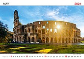 World Wonders 2025, nástěnný kalendář, prodloužená záda