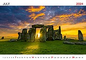 World Wonders 2025, nástěnný kalendář, prodloužená záda
