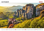 World Wonders 2025, nástěnný kalendář, prodloužená záda