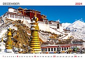 World Wonders 2025, nástěnný kalendář, prodloužená záda