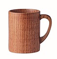 YANIS Hrnek z dubového dřeva, objem 280 ml