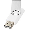 Základní USB Rotate, 2GB, stříbrná/bílá