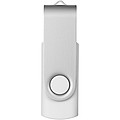 Základní USB Rotate, 2GB, stříbrná/bílá