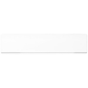 15cm pravítko z recyklovaného plastu, bílé