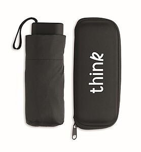 19palcový skládací deštník, černá