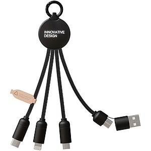 20W nabíjecí kabel 5 v 1, černá
