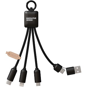 20W nabíjecí kabel 5 v 1, černá