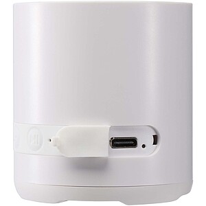 3W bezdrátový reproduktor z recyklovaného plastu, bílá