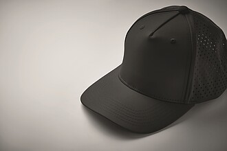 5 panelová baseballová čepice 200g, černá
