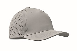 5 panelová baseballová čepice 200g, šedá
