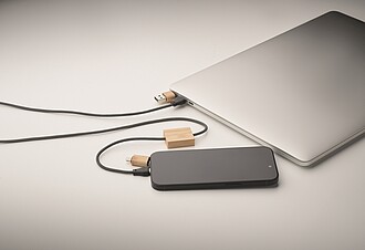 60W nabíjecí kabel, světle hnědá